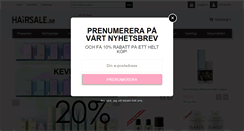 Desktop Screenshot of hairsale.se