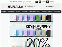 Tablet Screenshot of hairsale.se